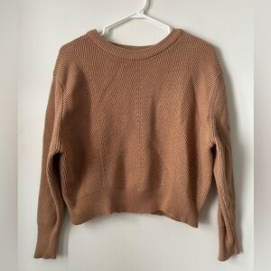 Zara Knit Light Brown Sweater